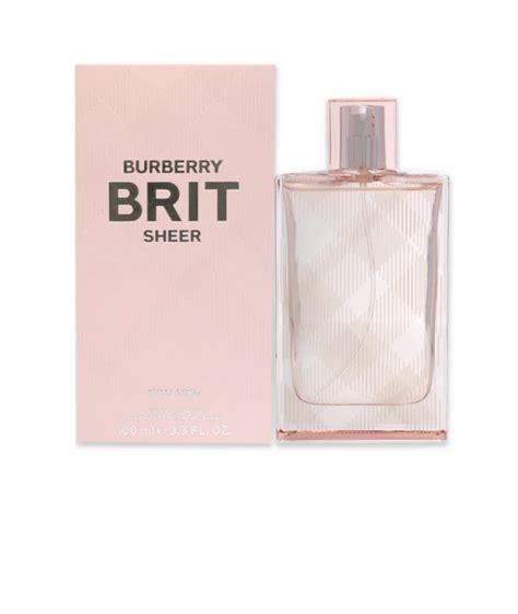 burberry brit sheer for her travel collection